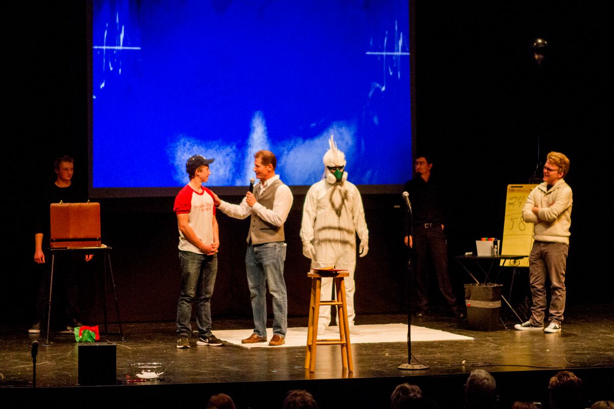 Craig Anthony mentalist performing on stage